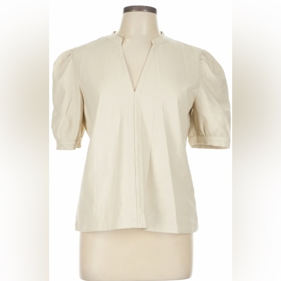 Steve Madden Tops - Steve Madden Cream Puff Sleeve Blouse
